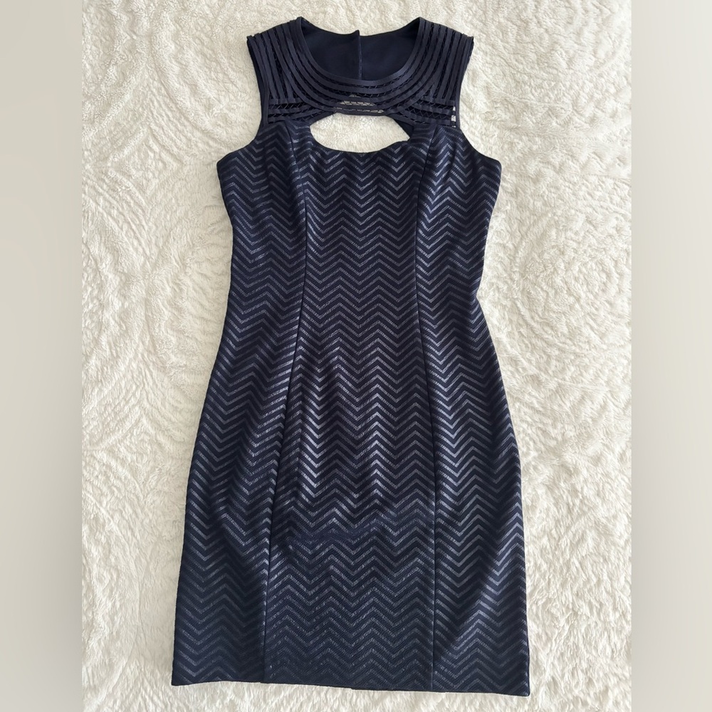 Guess Blue Cocktail Dress Sleeveless